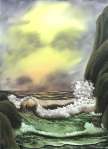 Hyperlink to and thumbnail of Cliffside painting image