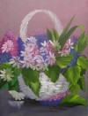 Basket of Lilacs and Dasieys