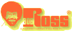 Bob Ross Registered Trademark and a link to the Bob Ross Site